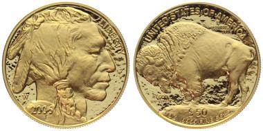 Preview: USA 50 $ 2006 Buffalo Proof | 1 Unze Feingold